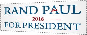 Rand Paul 2016 Sticker