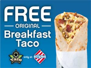 Stripes Stores Breakfast Taco Coupon