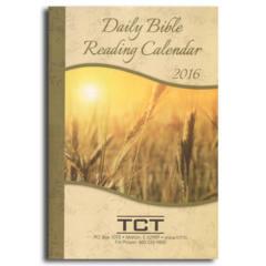 TCT 2016 Daily Bible Reading Calendar