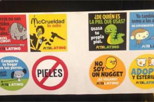 PETA Latino Stickers