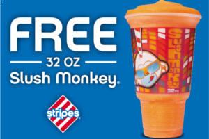 FREE Slush Monkey at Stripes Stores