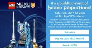FREE LEGO NEXO KNIGHTS Shield Dock