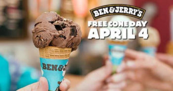 Ben & Jerry's FREE Cone Day