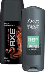 FREE Dove Body Wash and AXE Body Spray Samples