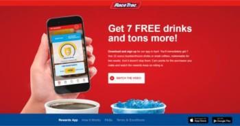 7 FREE Drinks at RaceTrac Stores