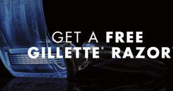 Get a FREE Gillette Razor