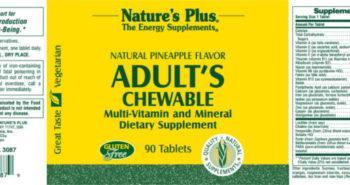 FREE Adult's Multi-Vitamin Chewable Sample