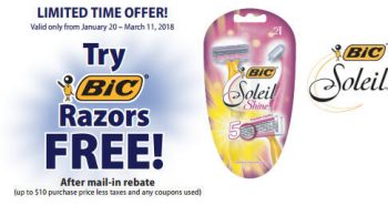 FREE BIC Disposable Razors (MIR)