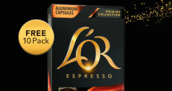 FREE L'or Espresso 10 Capsule Sample Pack