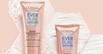FREE LOreal Paris EverPure Bond Repair Shampoo and Conditioner Sample